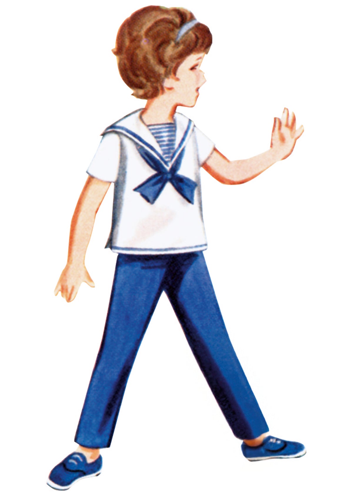 Patron Butterick n°7054 – Ensemble vintage enfants