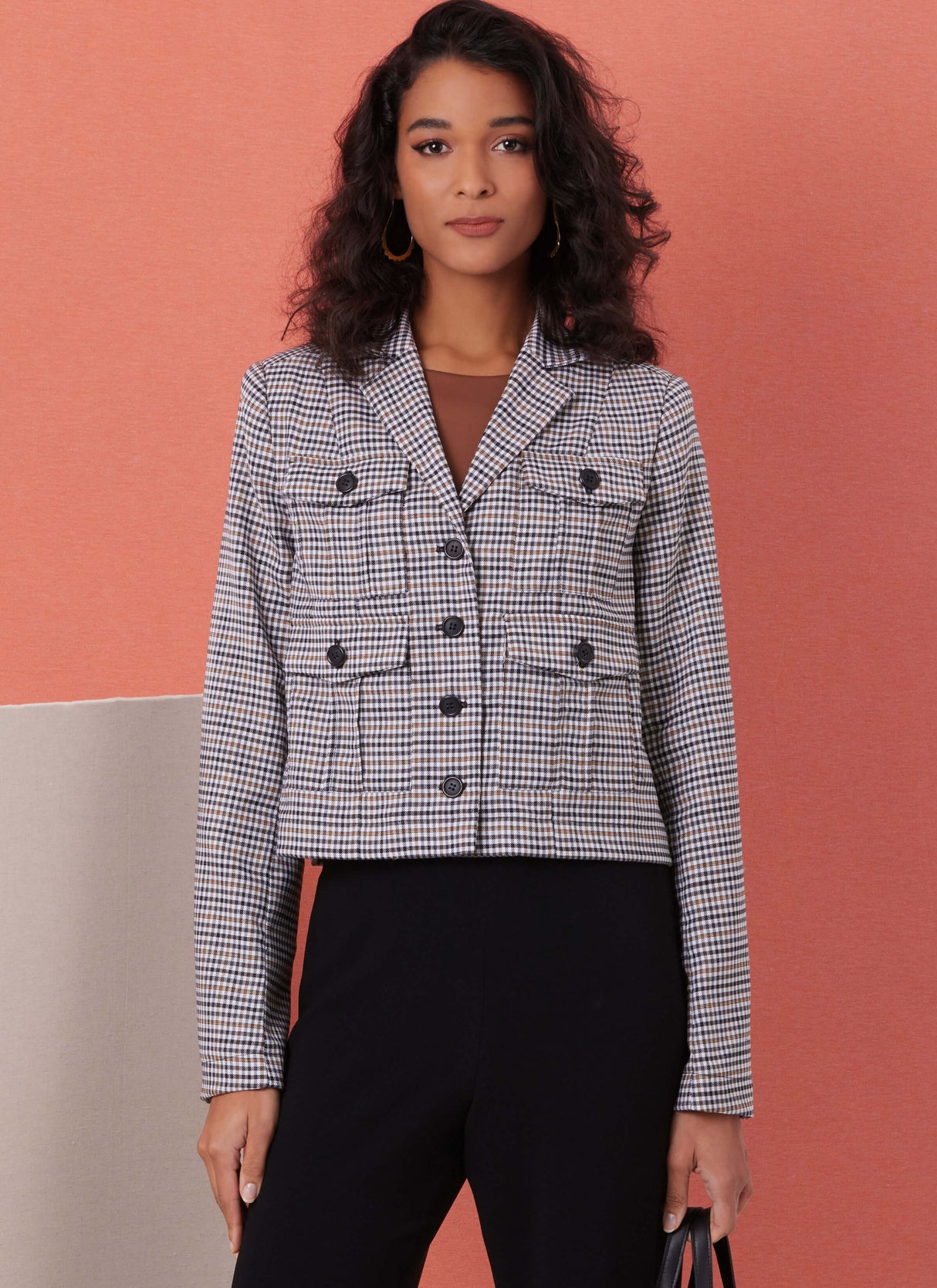 Patron Butterick n°7059 – Veste semi-cintrée en deux longueurs