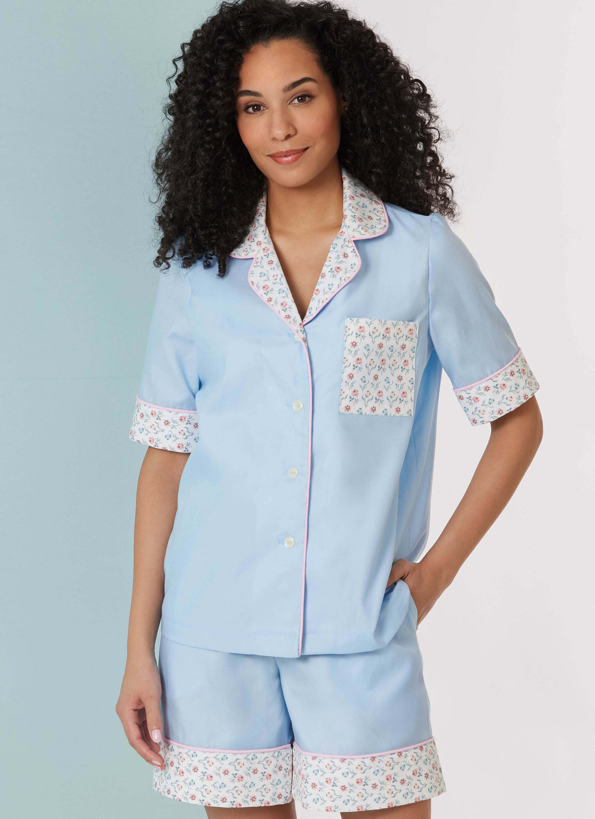Patron Butterick n°7083 – Pyjama chemise, pantalon et short