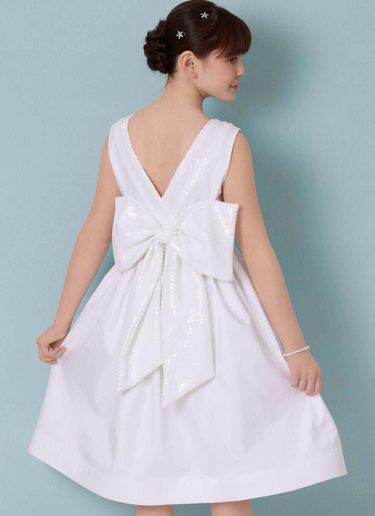 Patron Butterick n°7089 – Robe de cérémonie pour fille