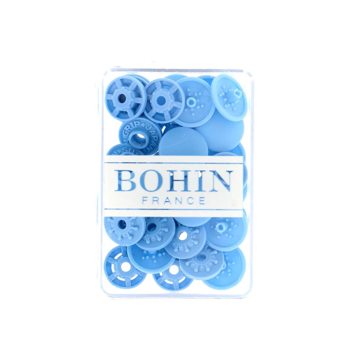 Pressions magiques 13 mm – Bleu layette