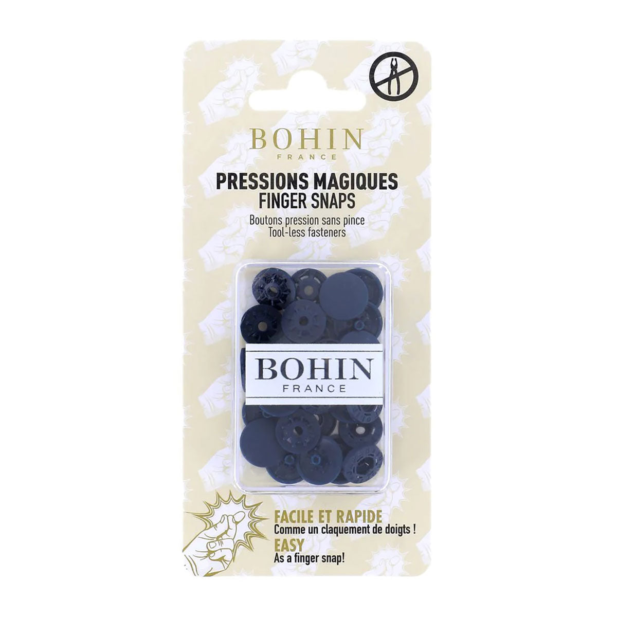 Pressions magiques BOHIN 13 mm – Marine