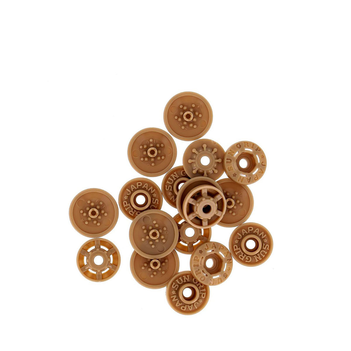 Pressions magiques 13 mm marron clair Bohin