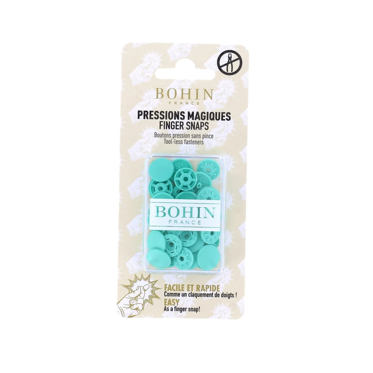 Pressions magiques 13 mm – Menthe