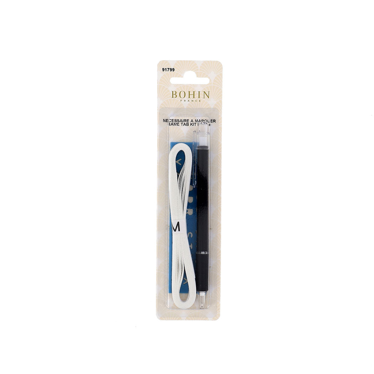 Kit de marquage BOHIN avec stylo noir, ruban de 4 m et pochoir