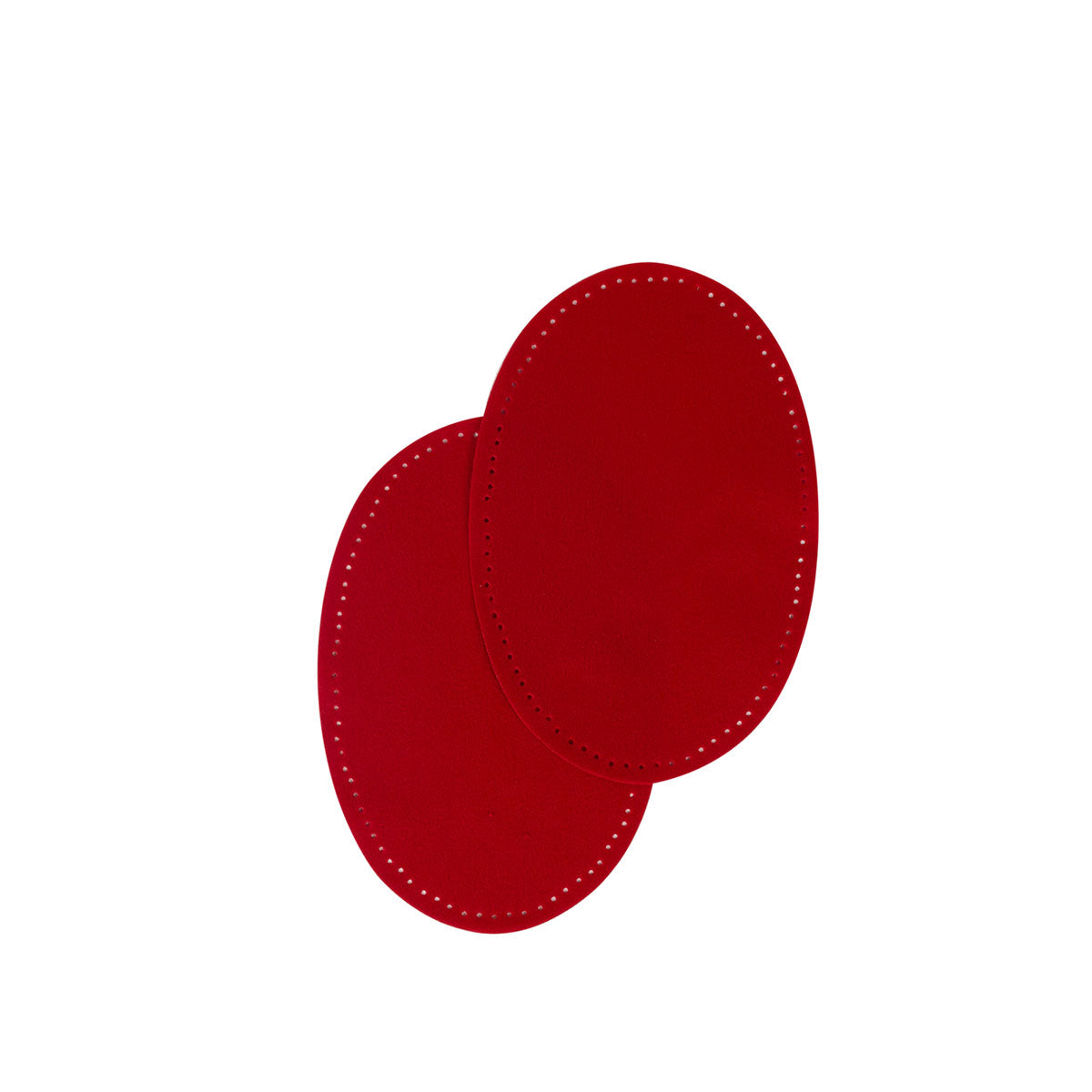 Renforts coudes et genoux imitation daim rouge à coudre BOHIN – 10 x 15 cm