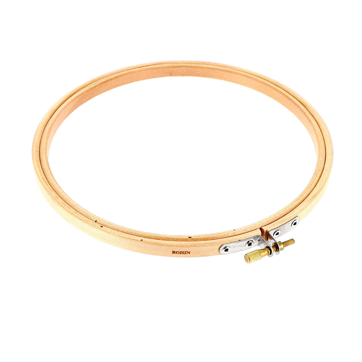 Tambour à broder en bois BOHIN – Diamètre 12,5 cm