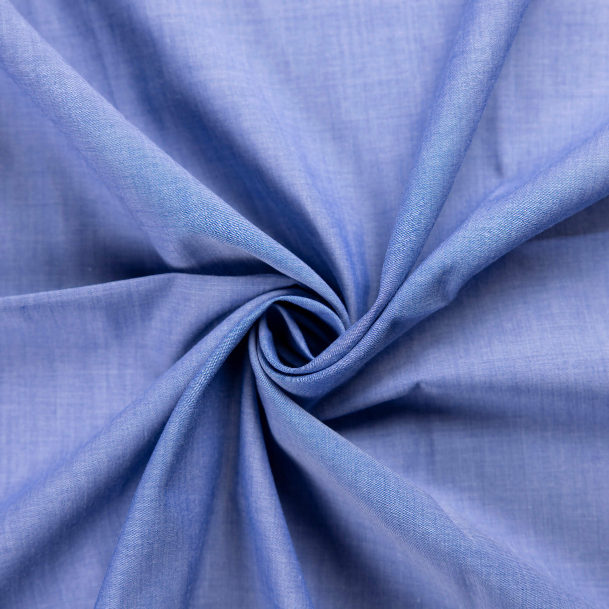 Voile 100% coton chambray – Bleu ciel