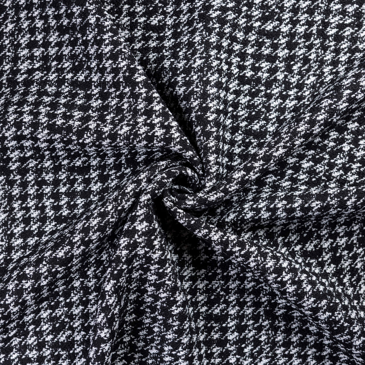 Tweed – Pieds de poule noir et blanc