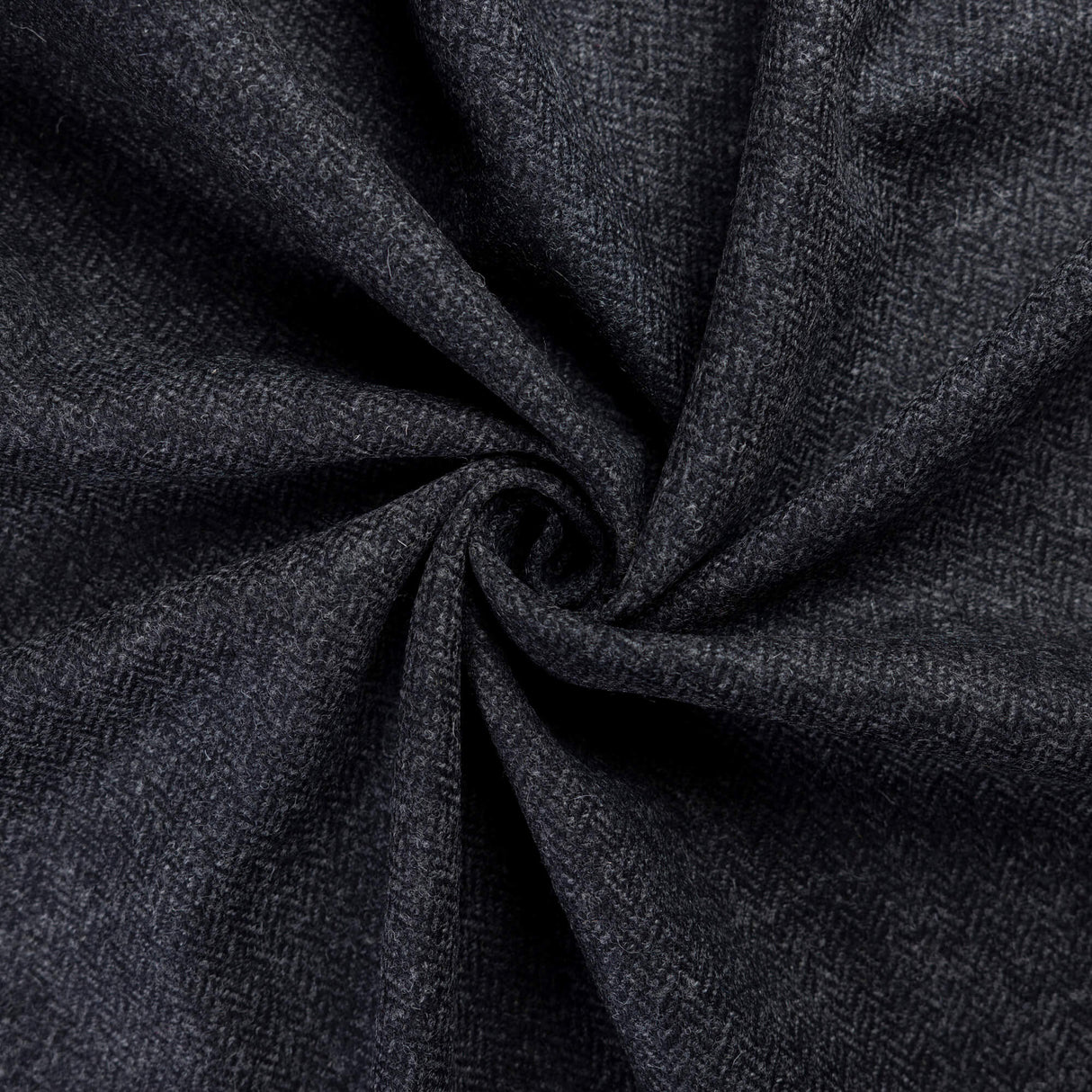 Tweed de laine – Chevron gris