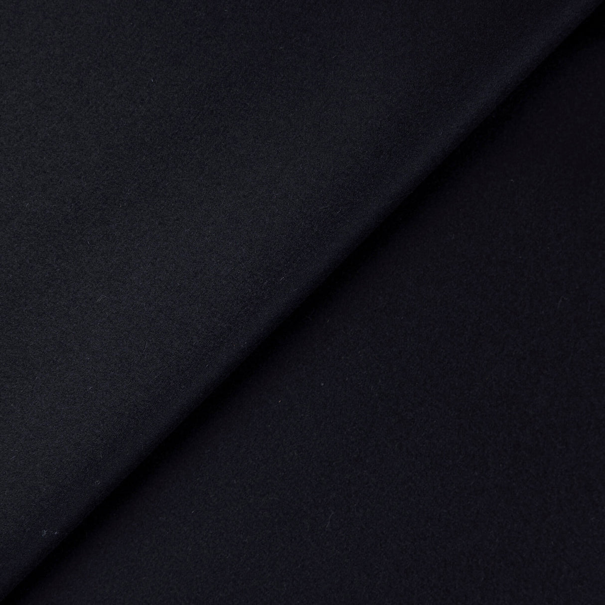 Drap de laine & cachemire double épaisseur – Noir