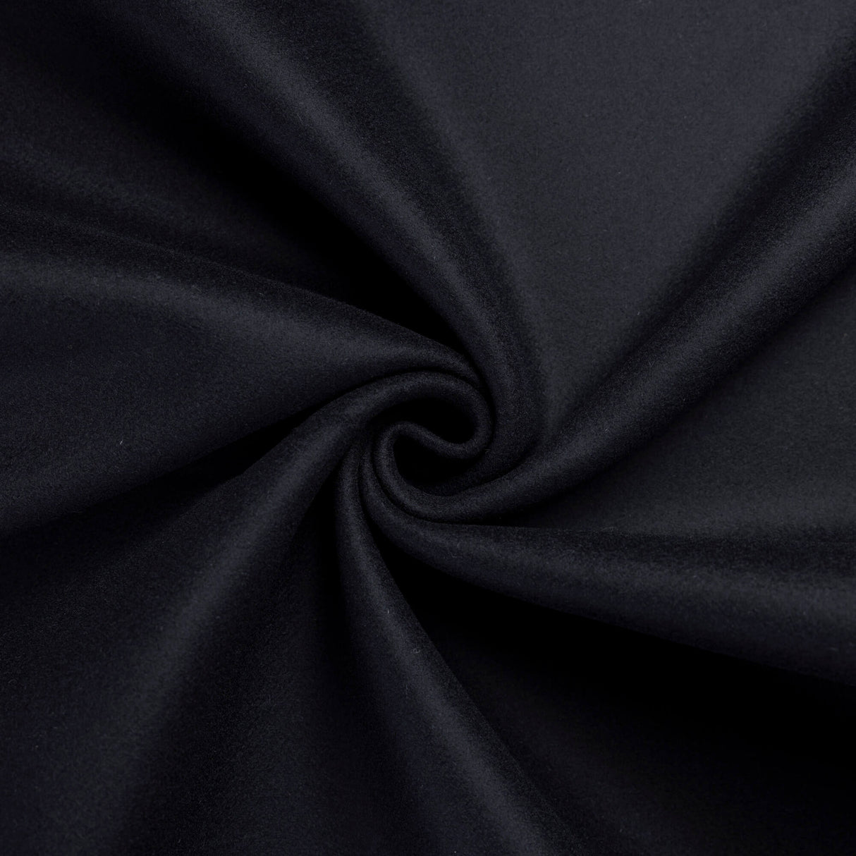 Drap de laine & cachemire double épaisseur – Noir