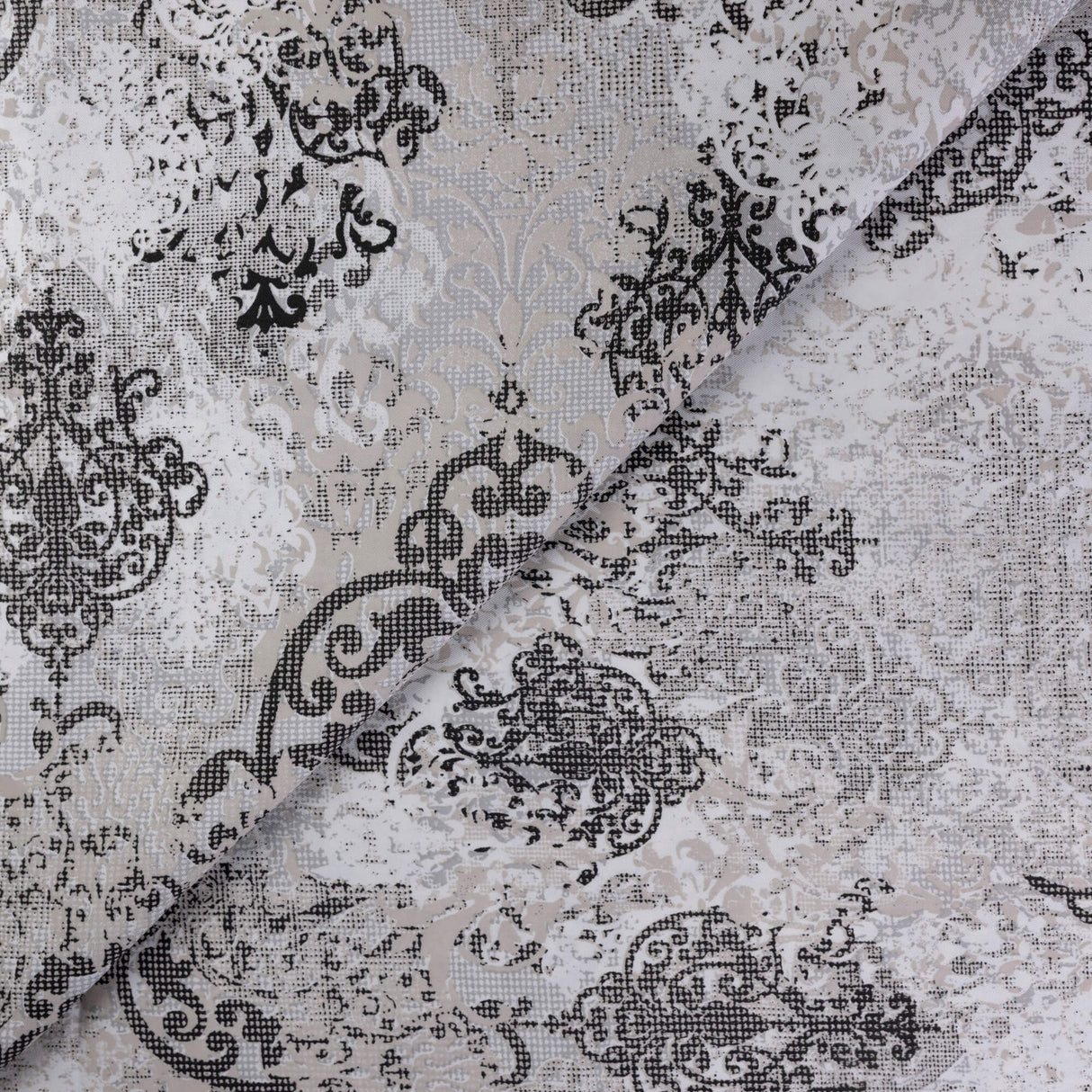 Twill 100% viscose – Baroque gris