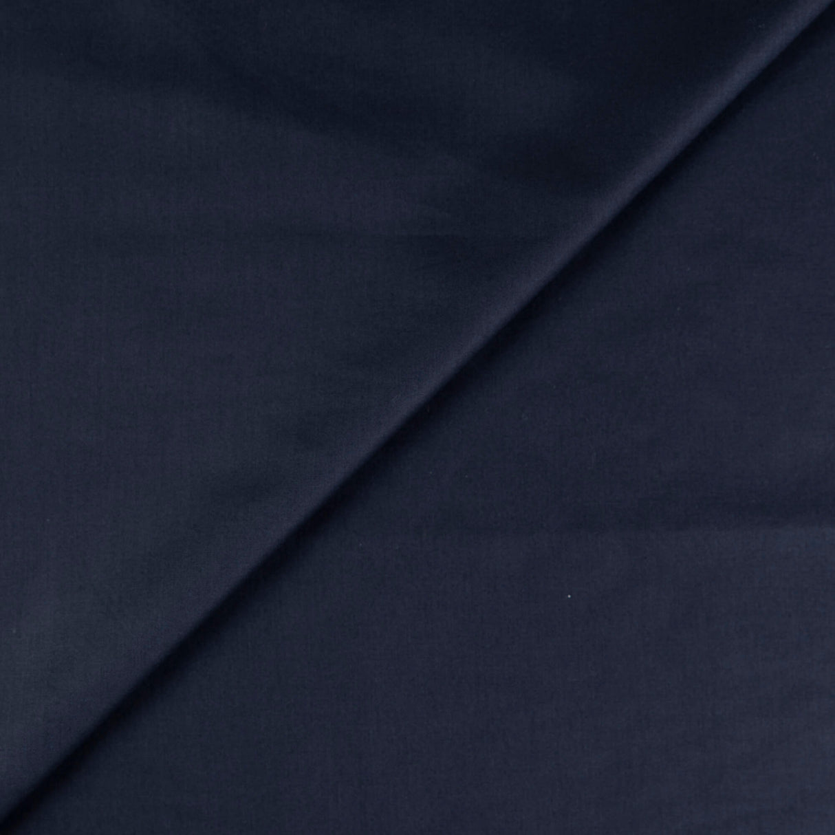 Percale coton & élasthanne - Bleu nuit