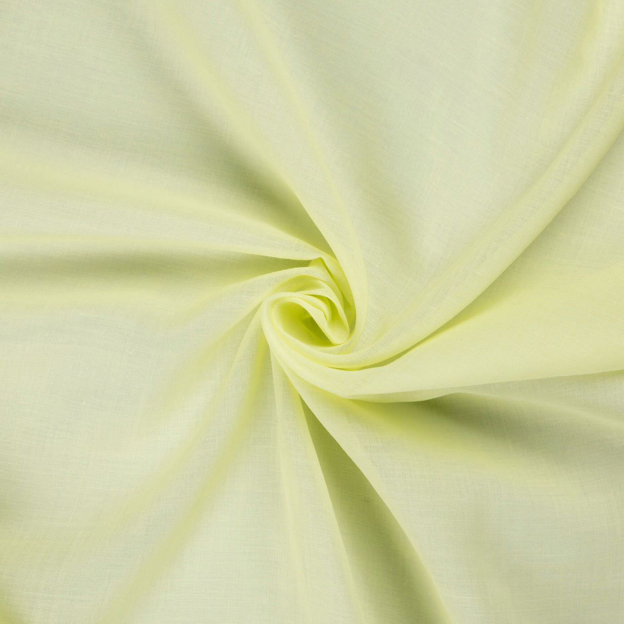 Voile 100% coton - Vert anis