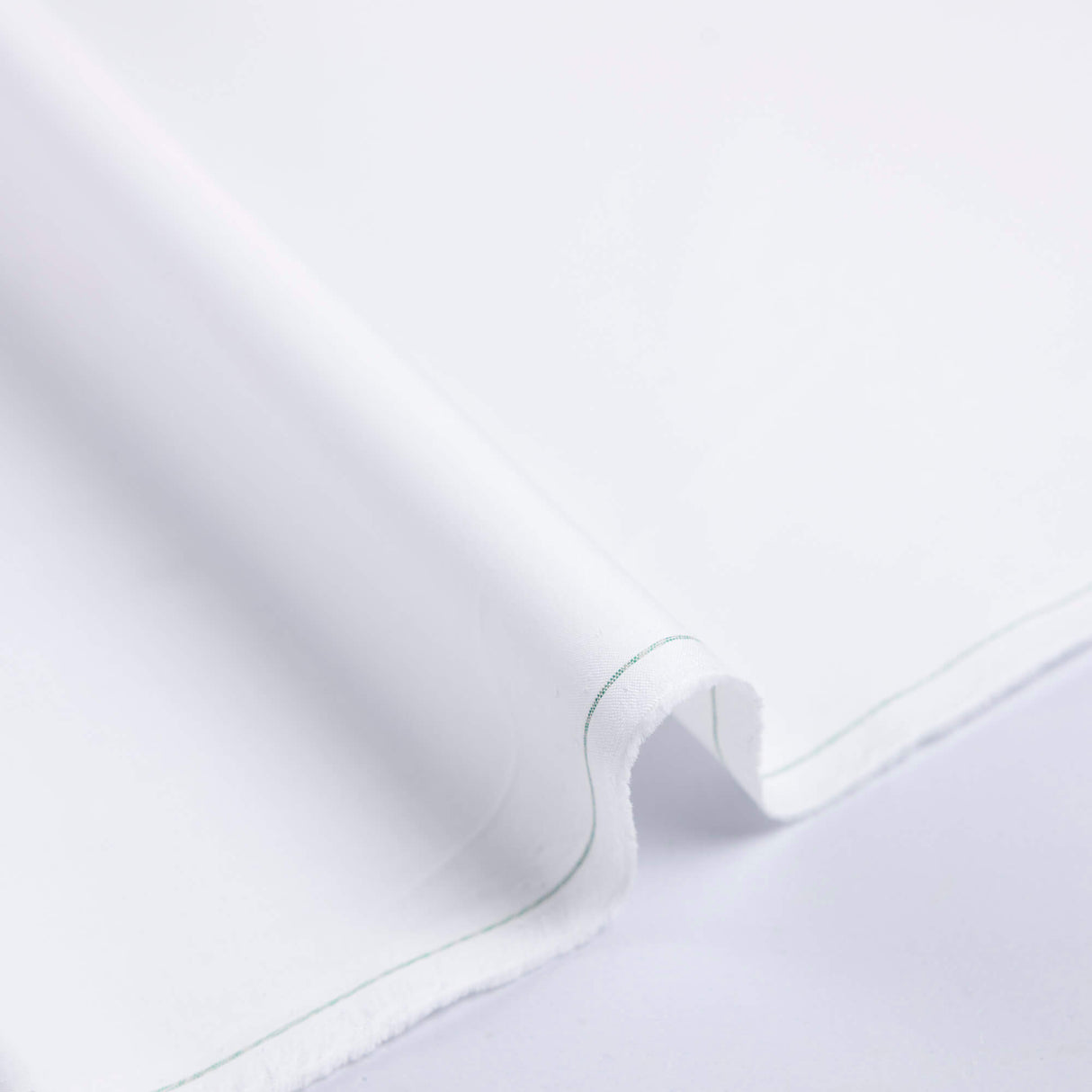 Percale coton & élasthanne - Blanc cassé