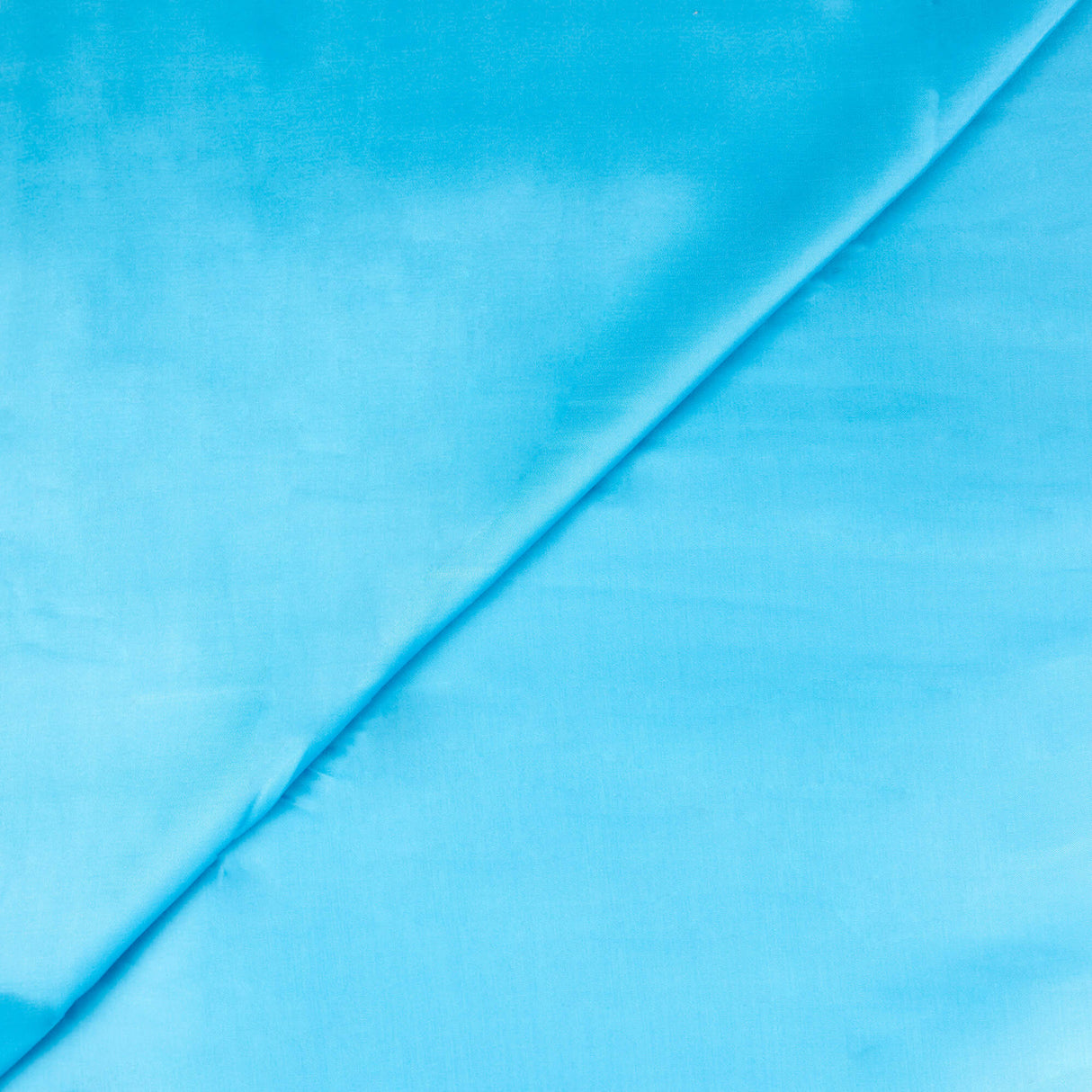 Satin 100% viscose - Bleu azur