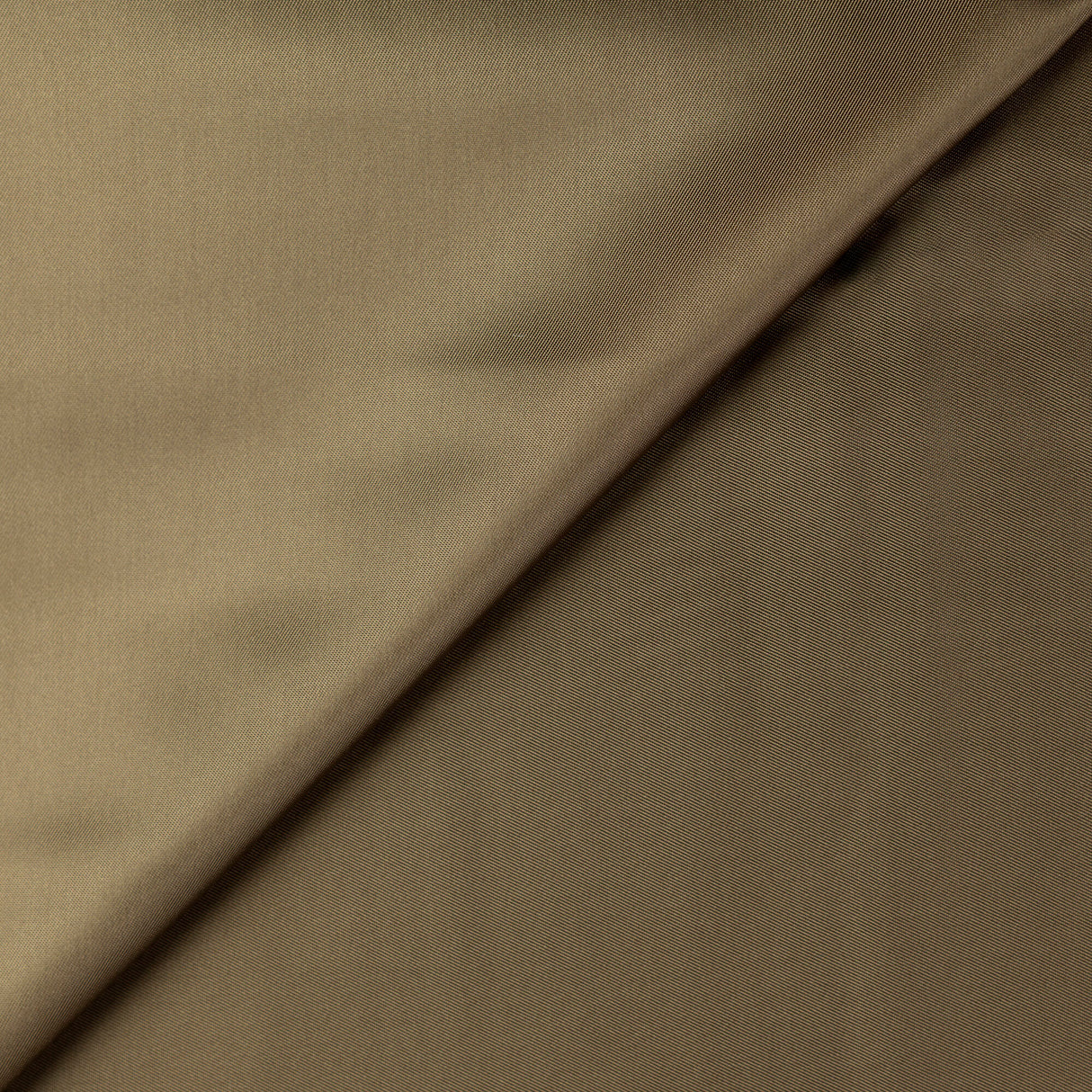Doublure twill acétate & viscose - Vert kaki