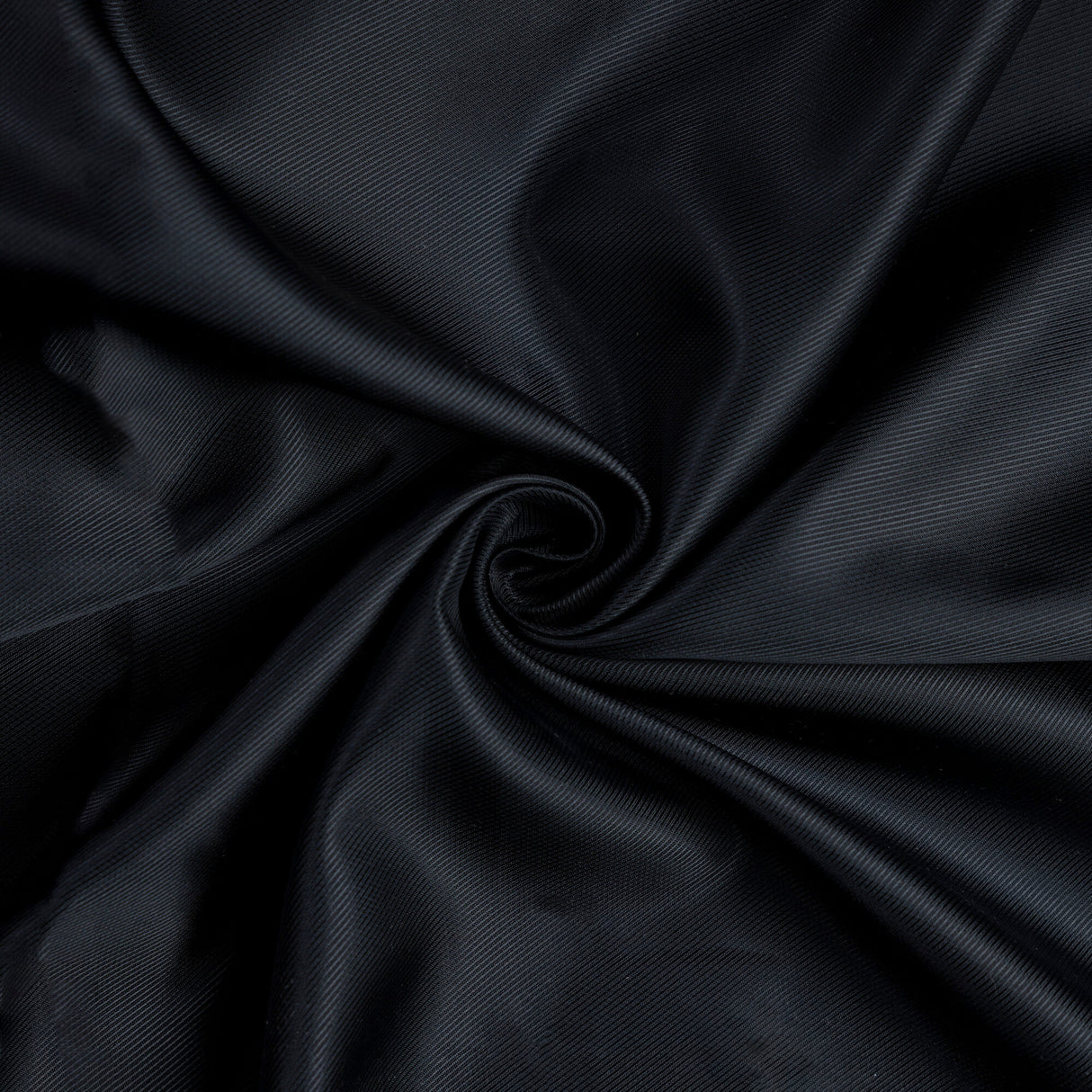Doublure twill acétate & viscose - Noir