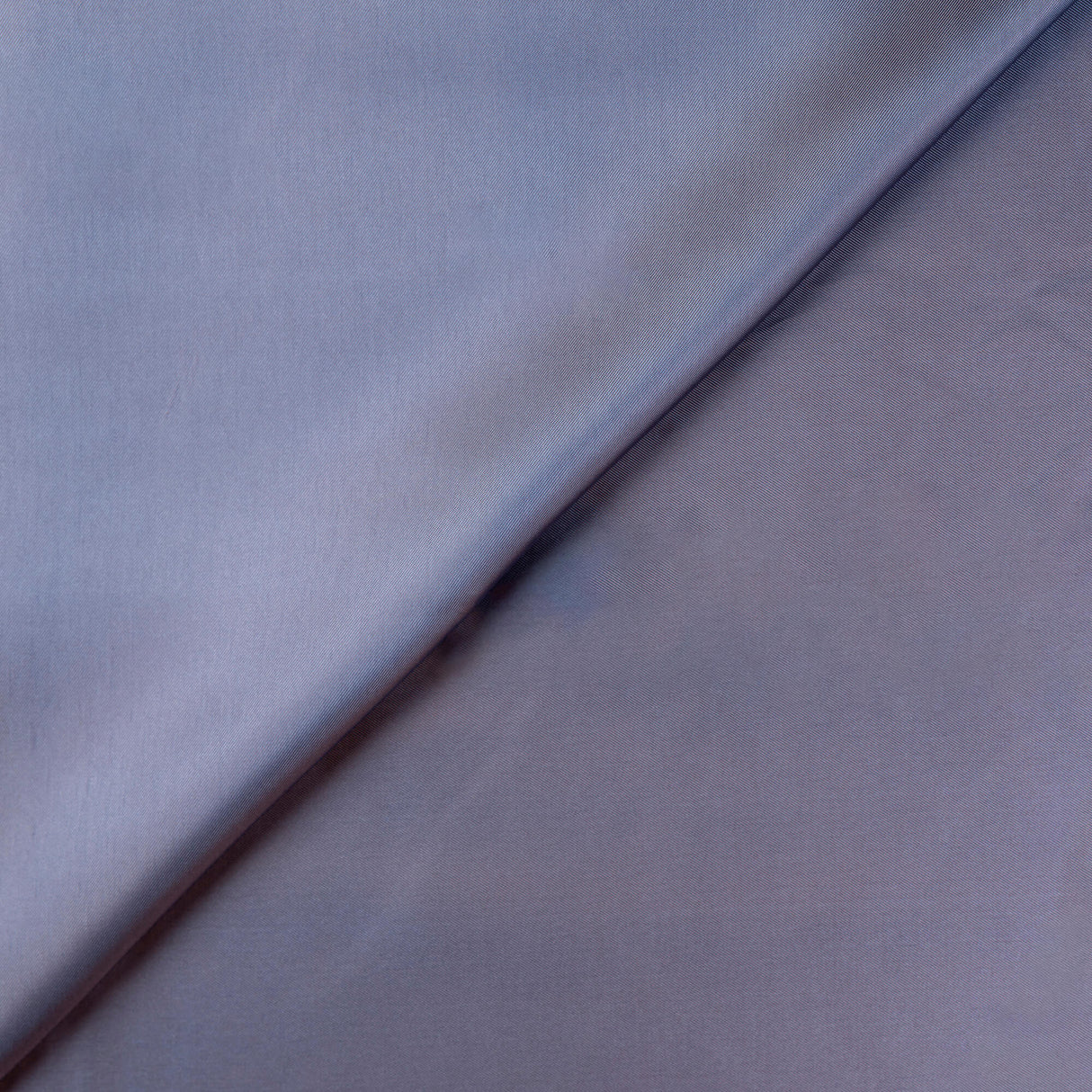 Doublure twill acétate & viscose changeante - Bleu & marron