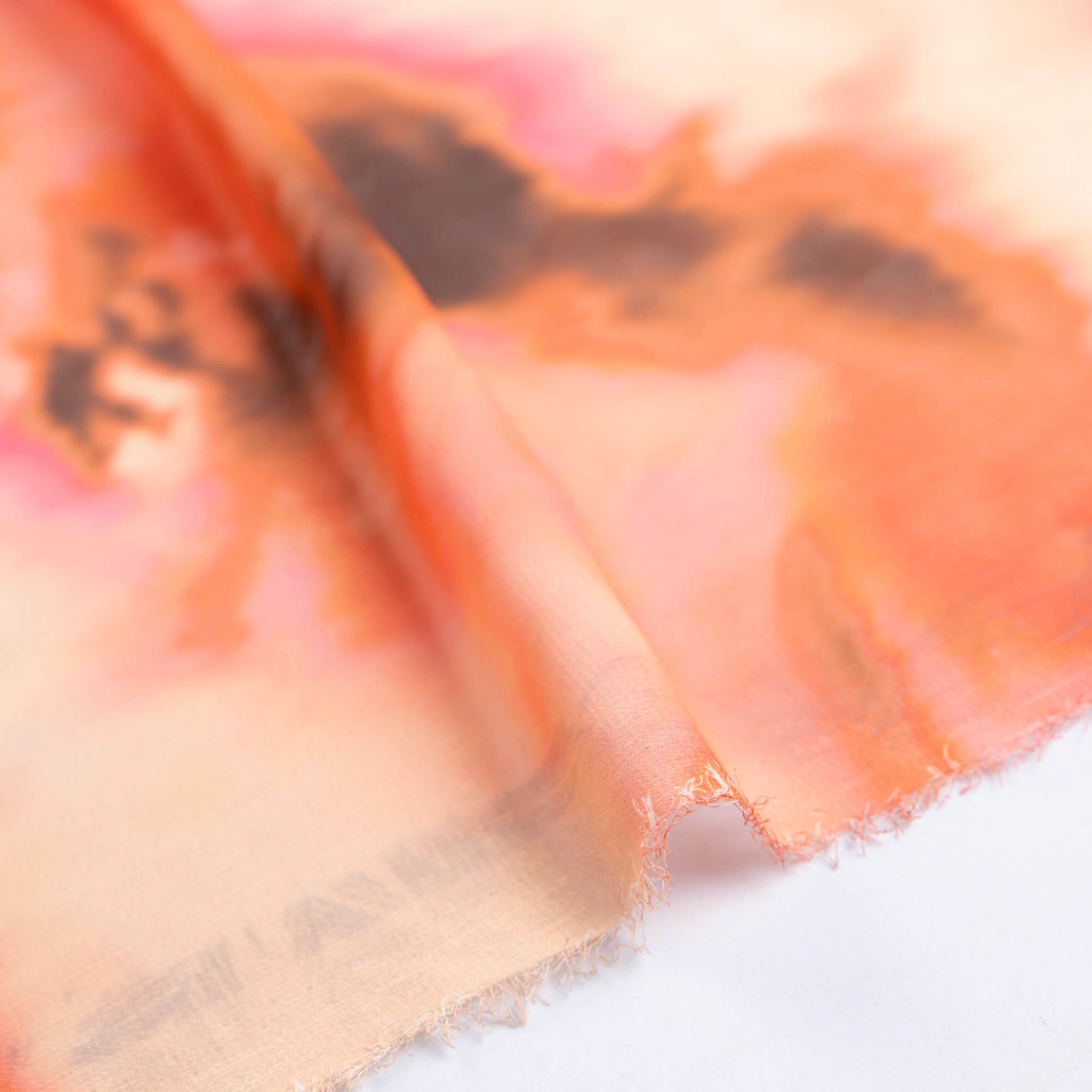 Georgette - Aquarelle corail
