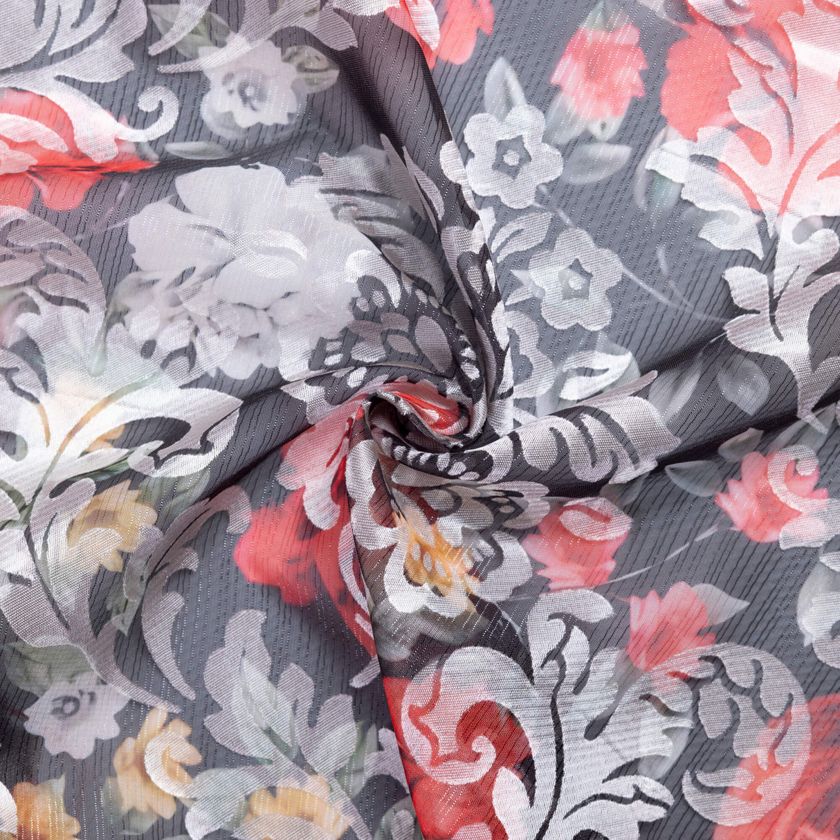 Mousseline rongeante lurex – Arabesque nocturne