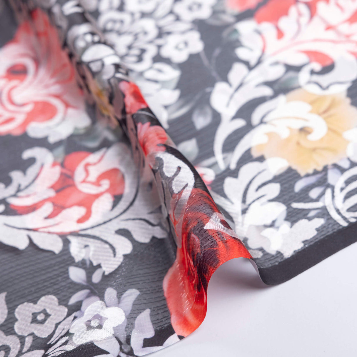Mousseline rongeante lurex – Arabesque nocturne