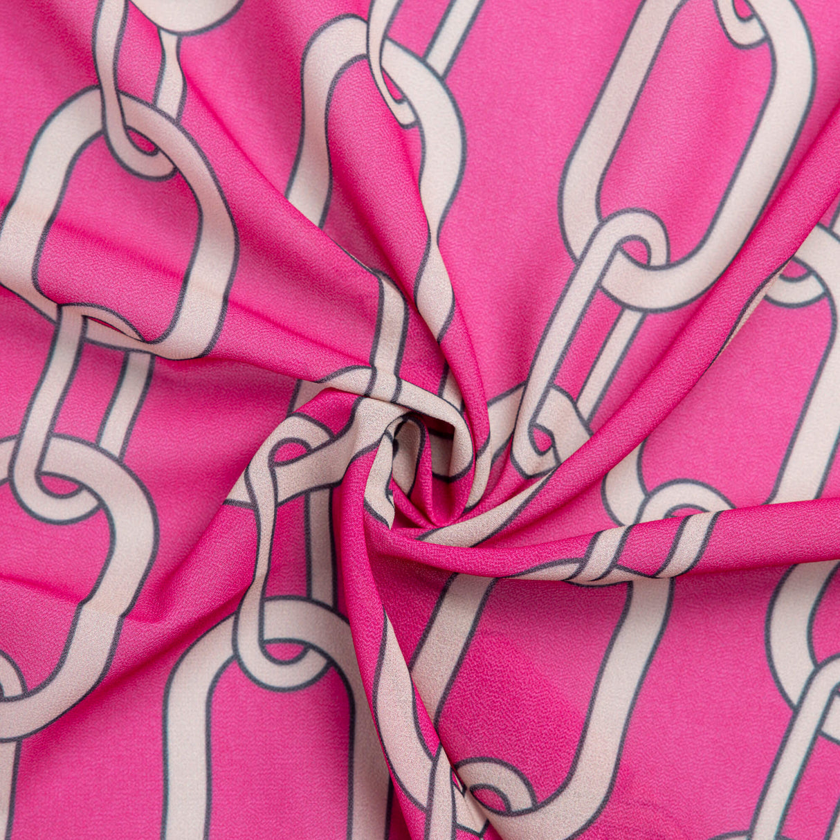 Georgette - Chaîne fuchsia