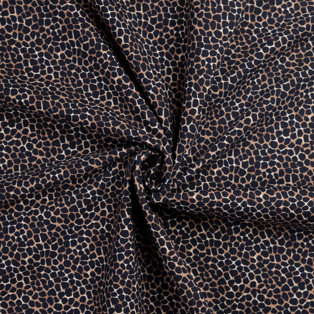Tissu jersey maillot de bain - Imprimé safari marron