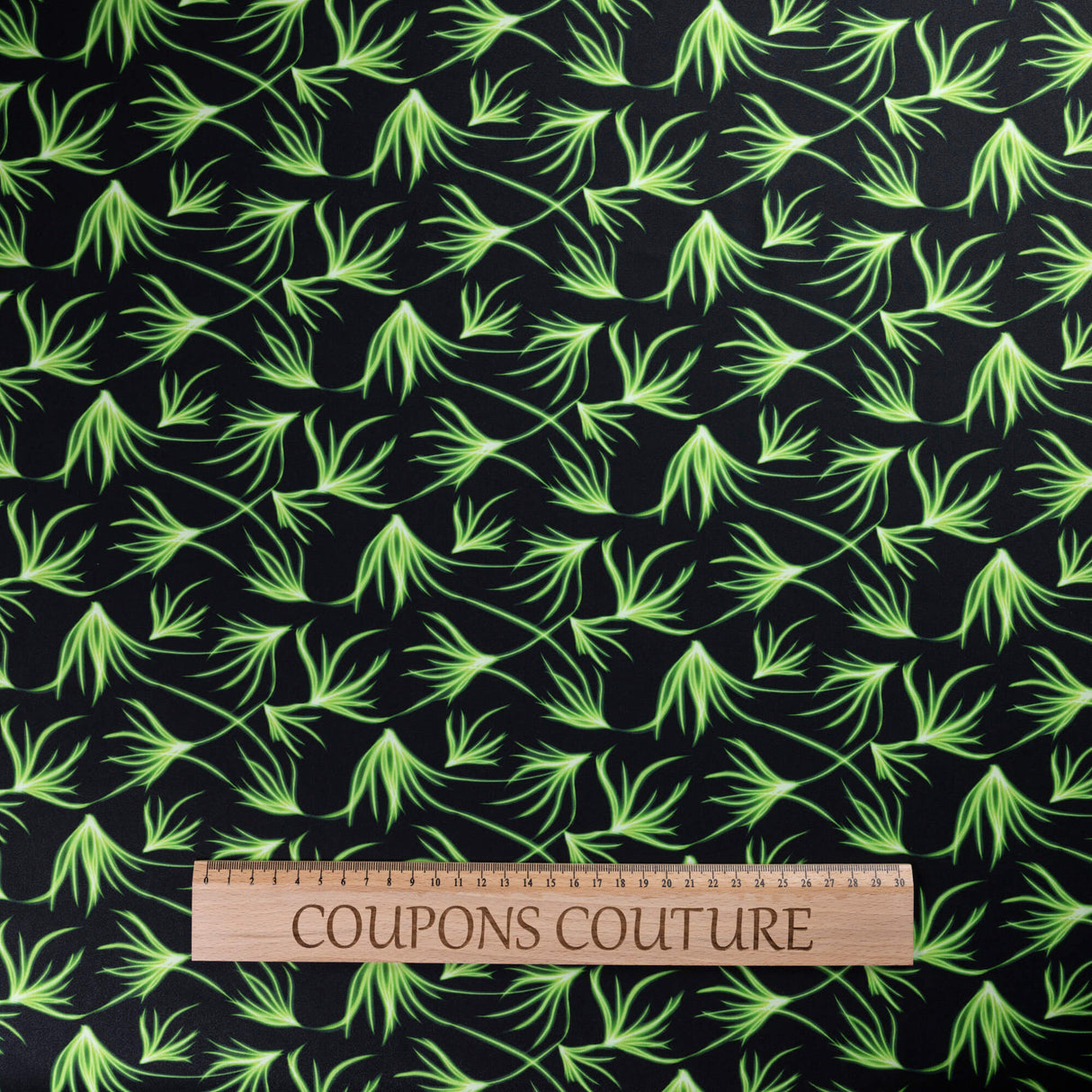 Tissu jersey maillot de bain - Feuillage vert