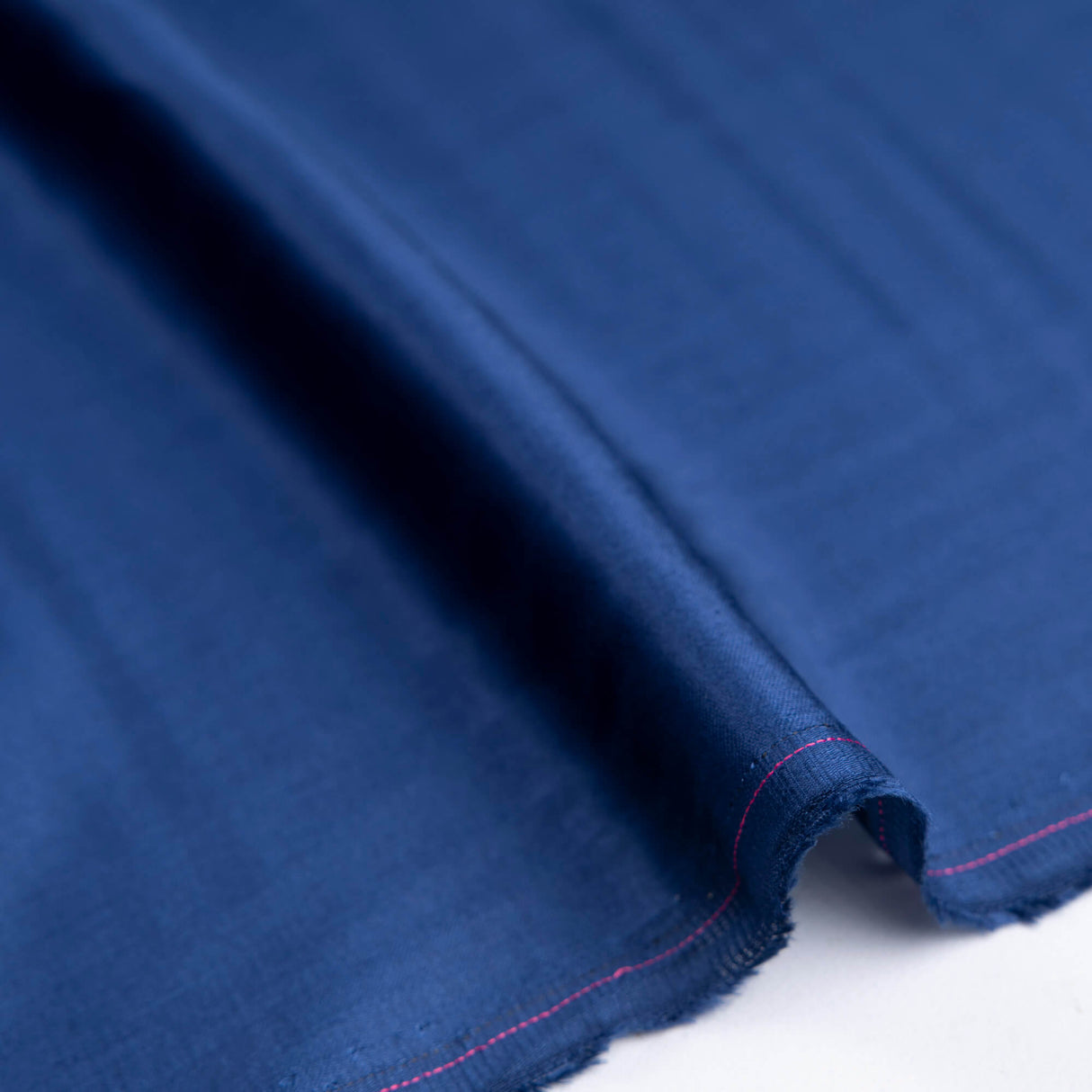 Satin 100% viscose - Bleu marine
