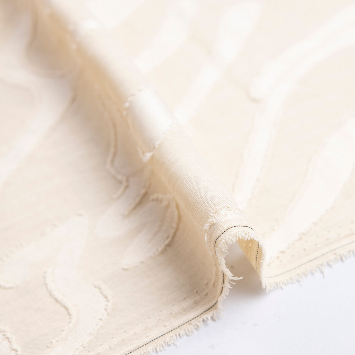 Jacquard 3D - Abstrait écru
