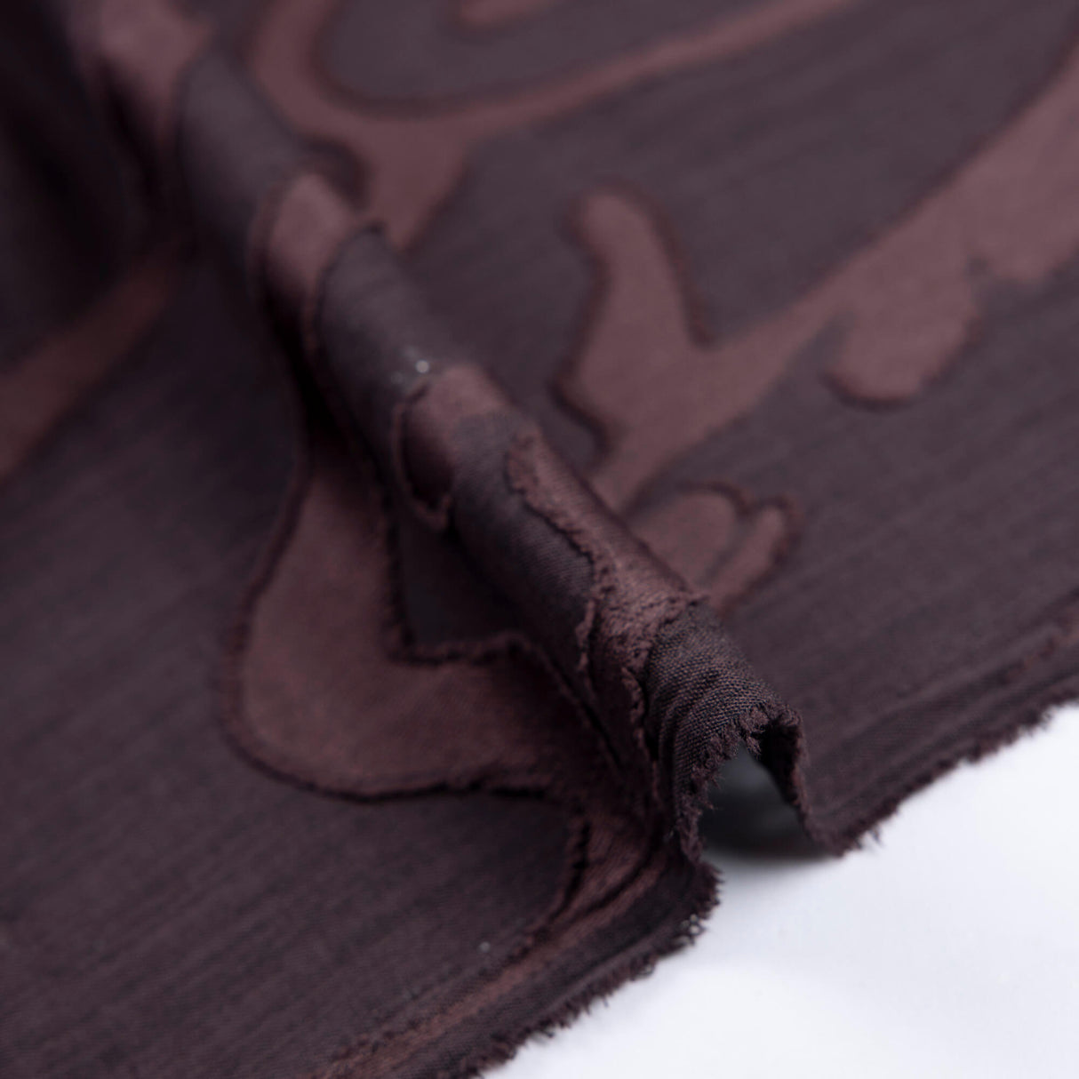 Jacquard 3D - Abstrait marron