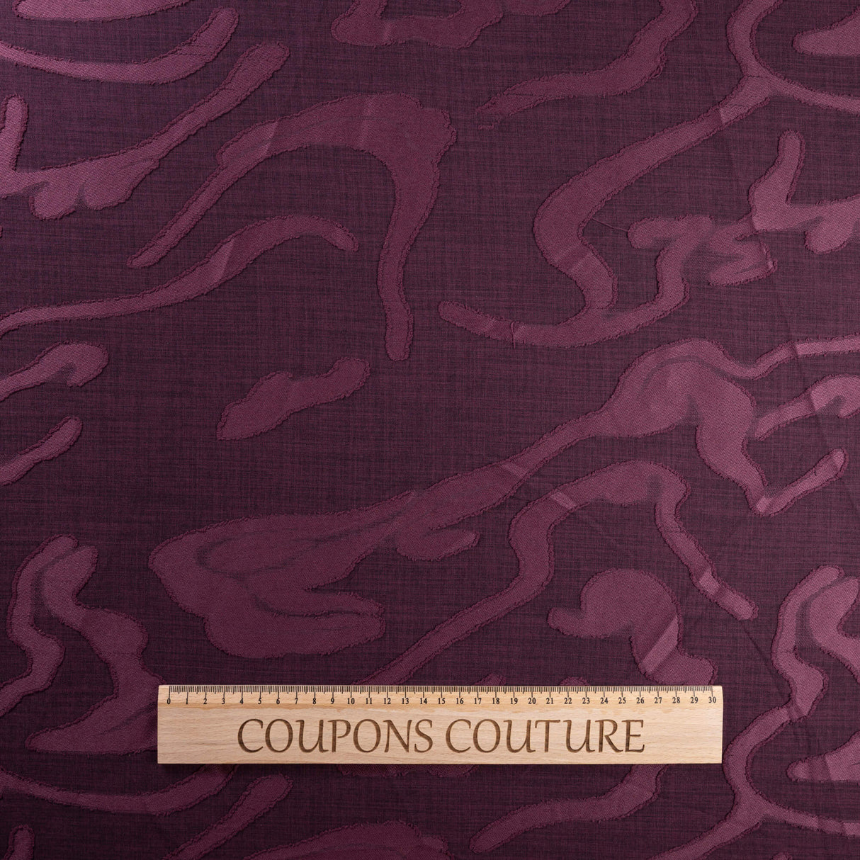 Jacquard 3D - Abstrait prune