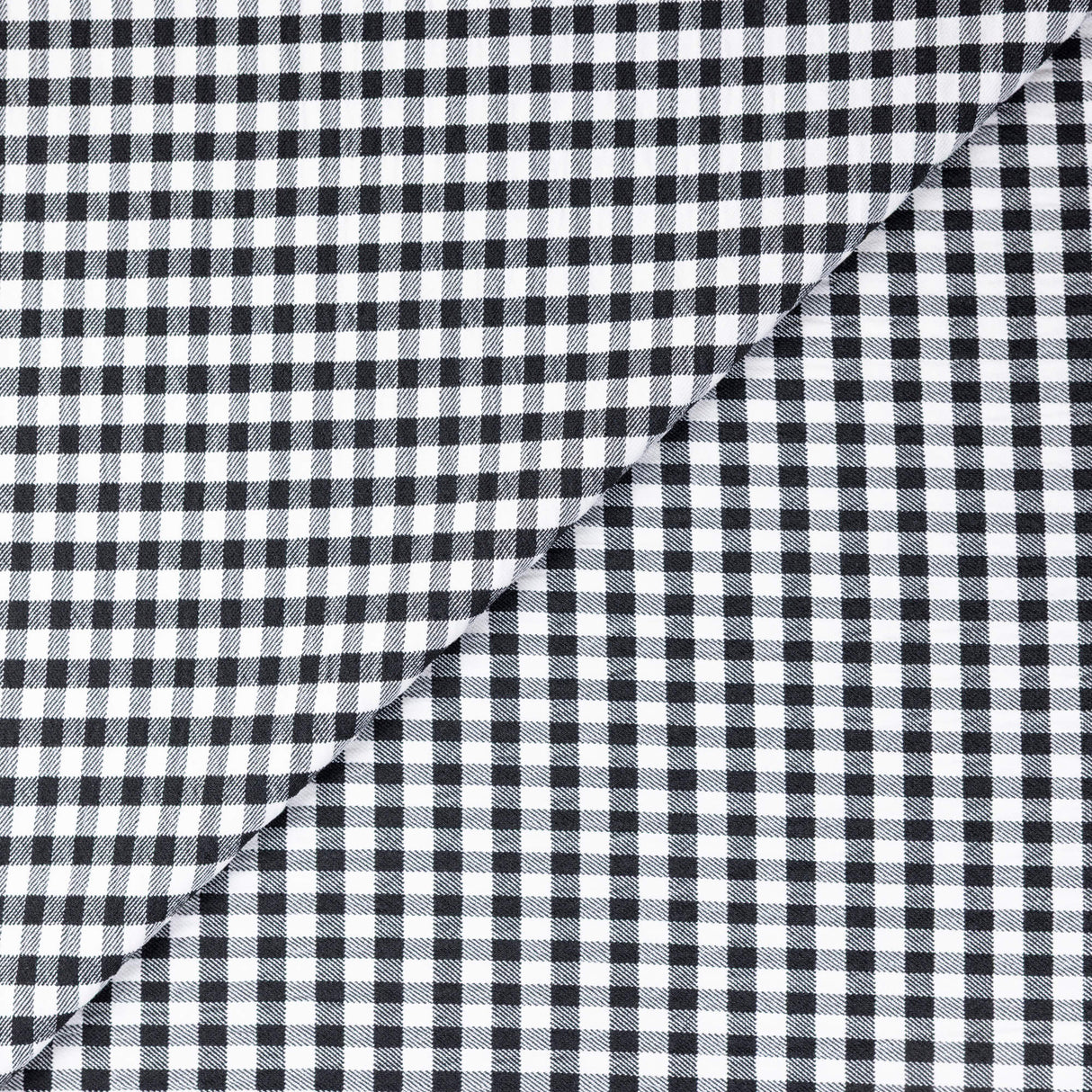 Tissu tailleur - Vichy noir et blanc
