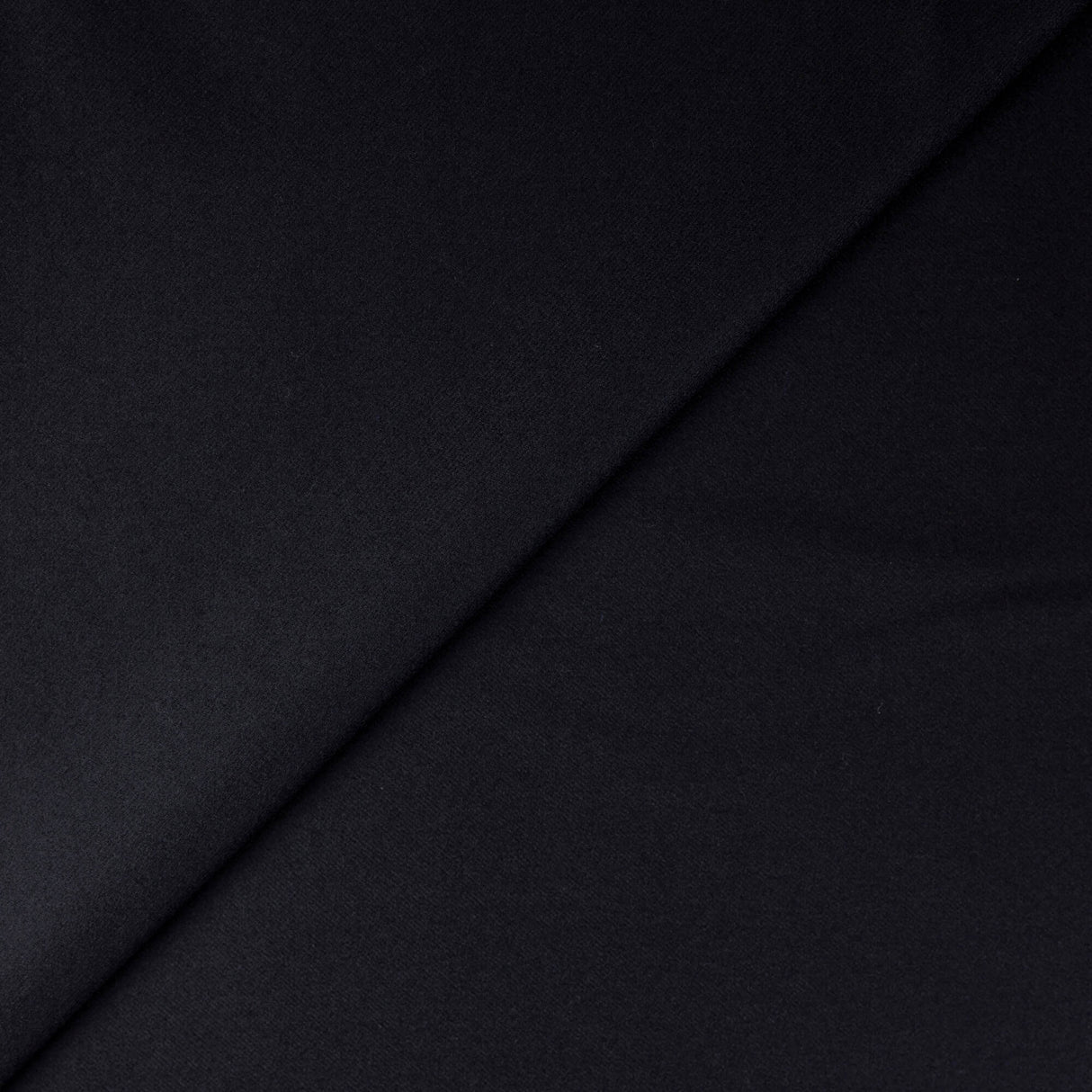Gabardine 100% laine foulée - Noir