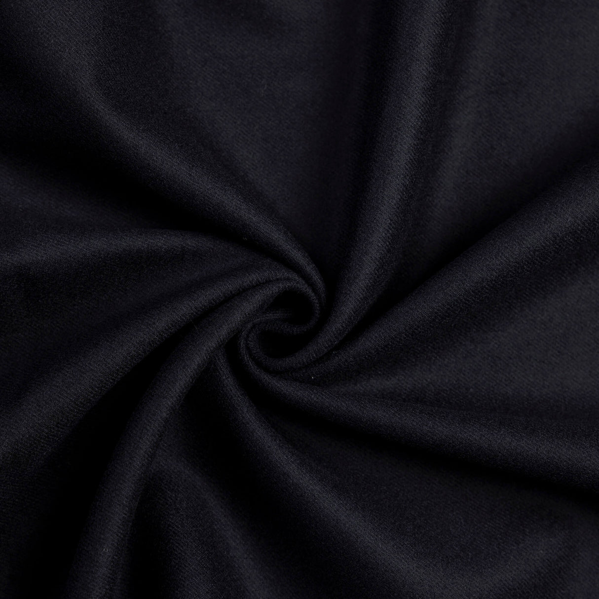 Gabardine 100% laine foulée - Noir
