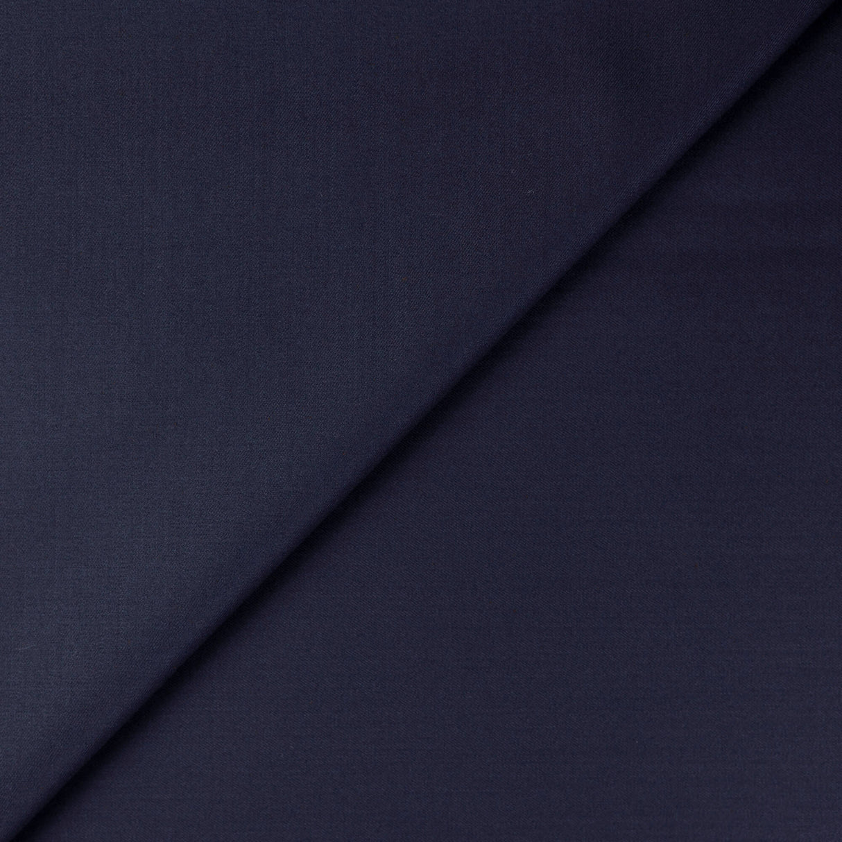 Gabardine double épaisseur laine & élasthanne - Bleu marine
