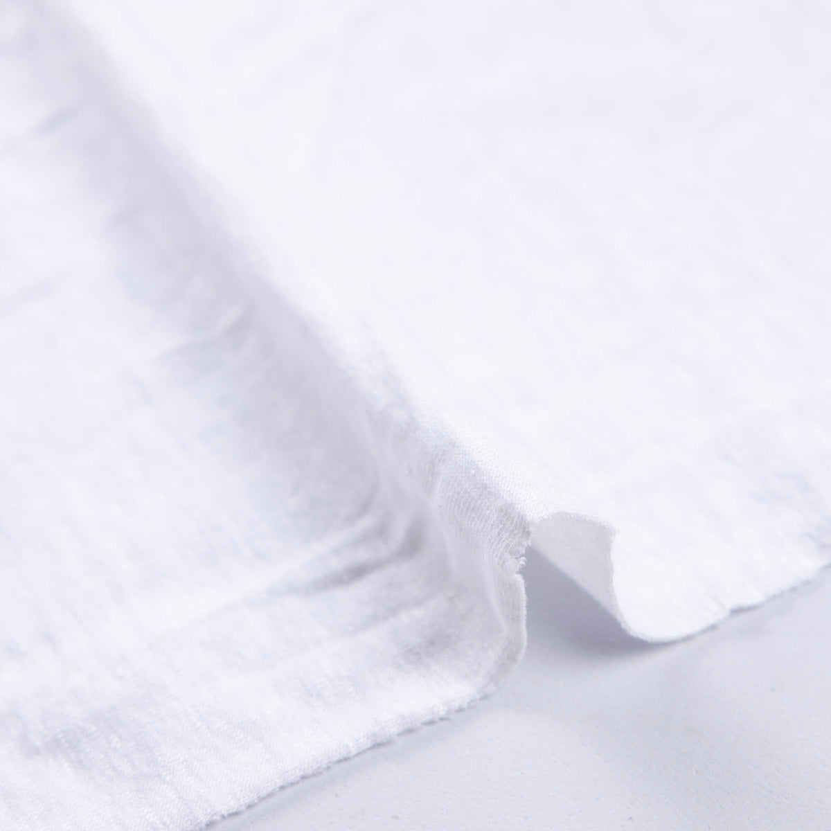 Jersey de lin & élasthanne bi-stretch - Blanc optique