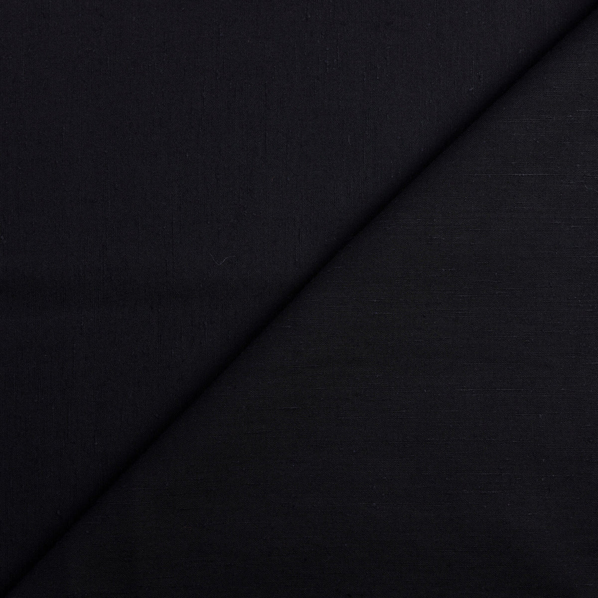 Étoffe lin & viscose - Noir