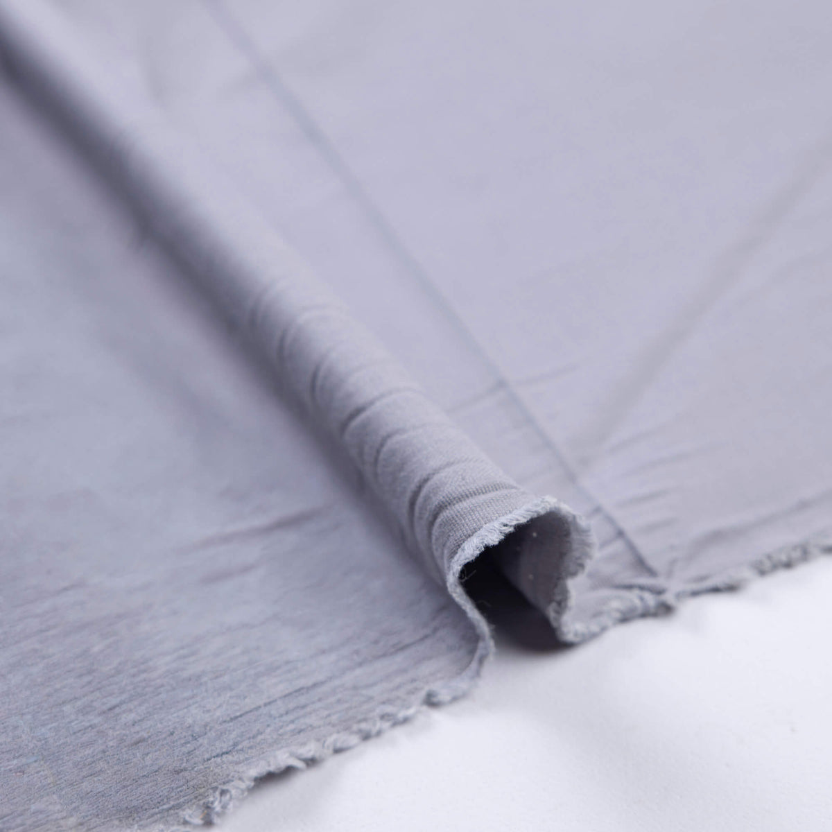 Gabardine souple 100% coton - Gris perle