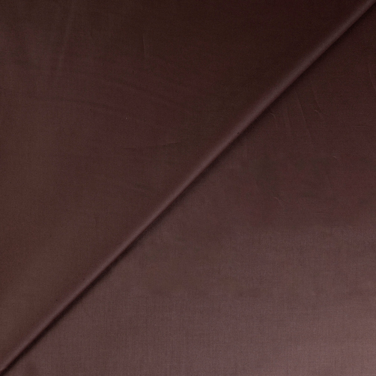 Toile chintz 100% coton - Chocolat