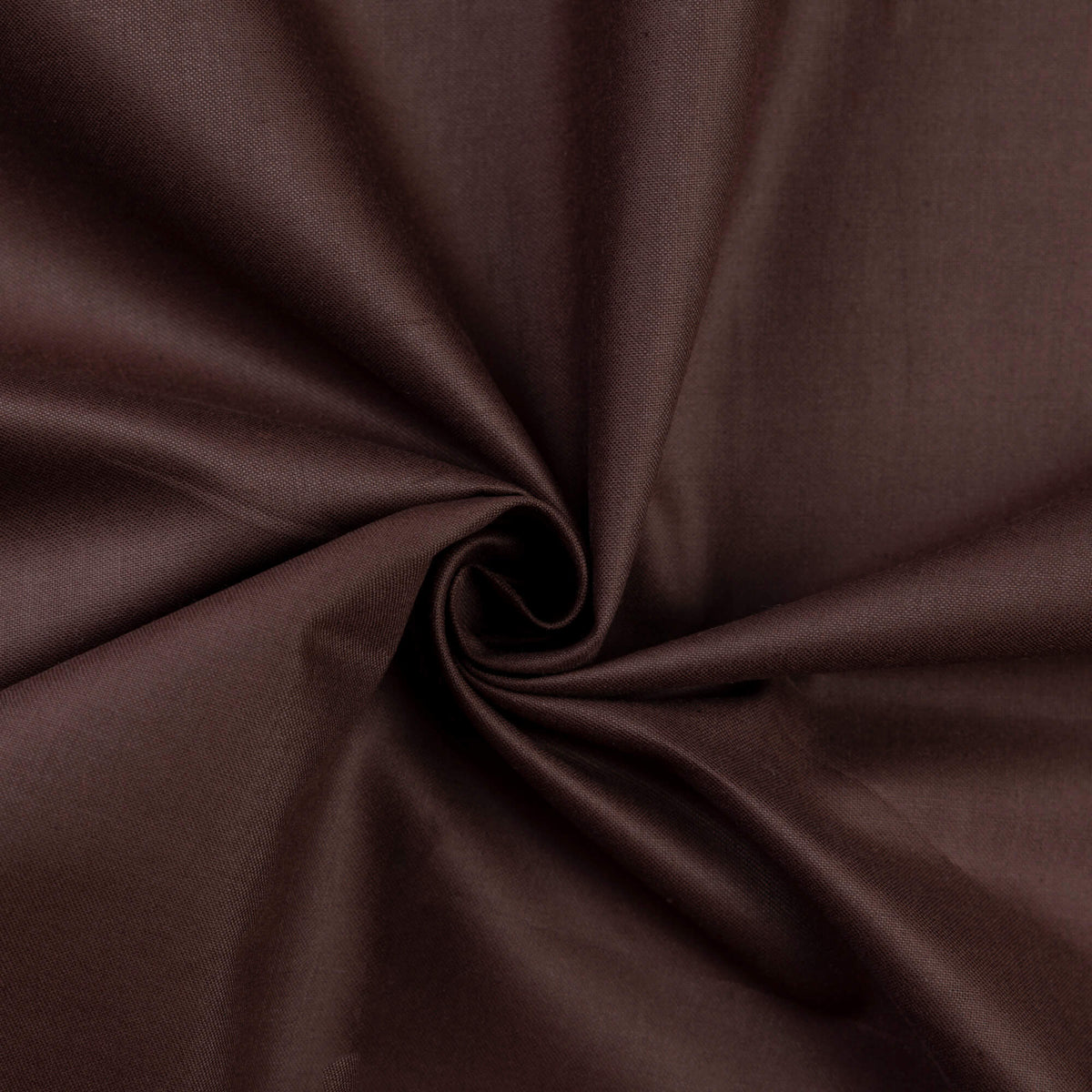 Toile chintz 100% coton - Chocolat