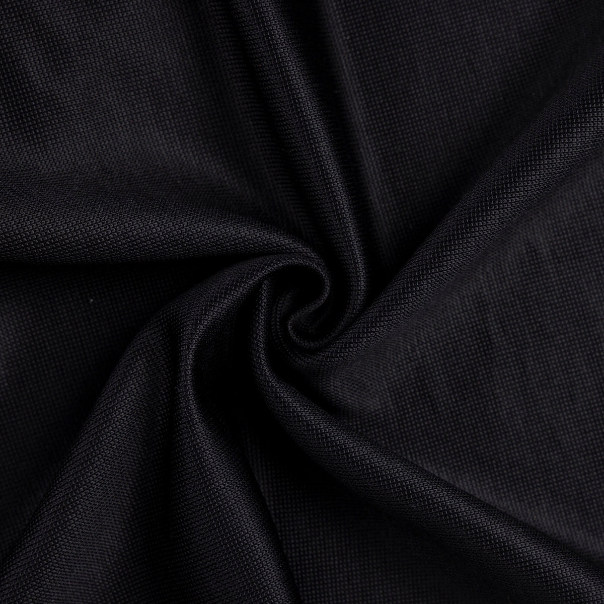 Jersey tricot 100% soie - Noir