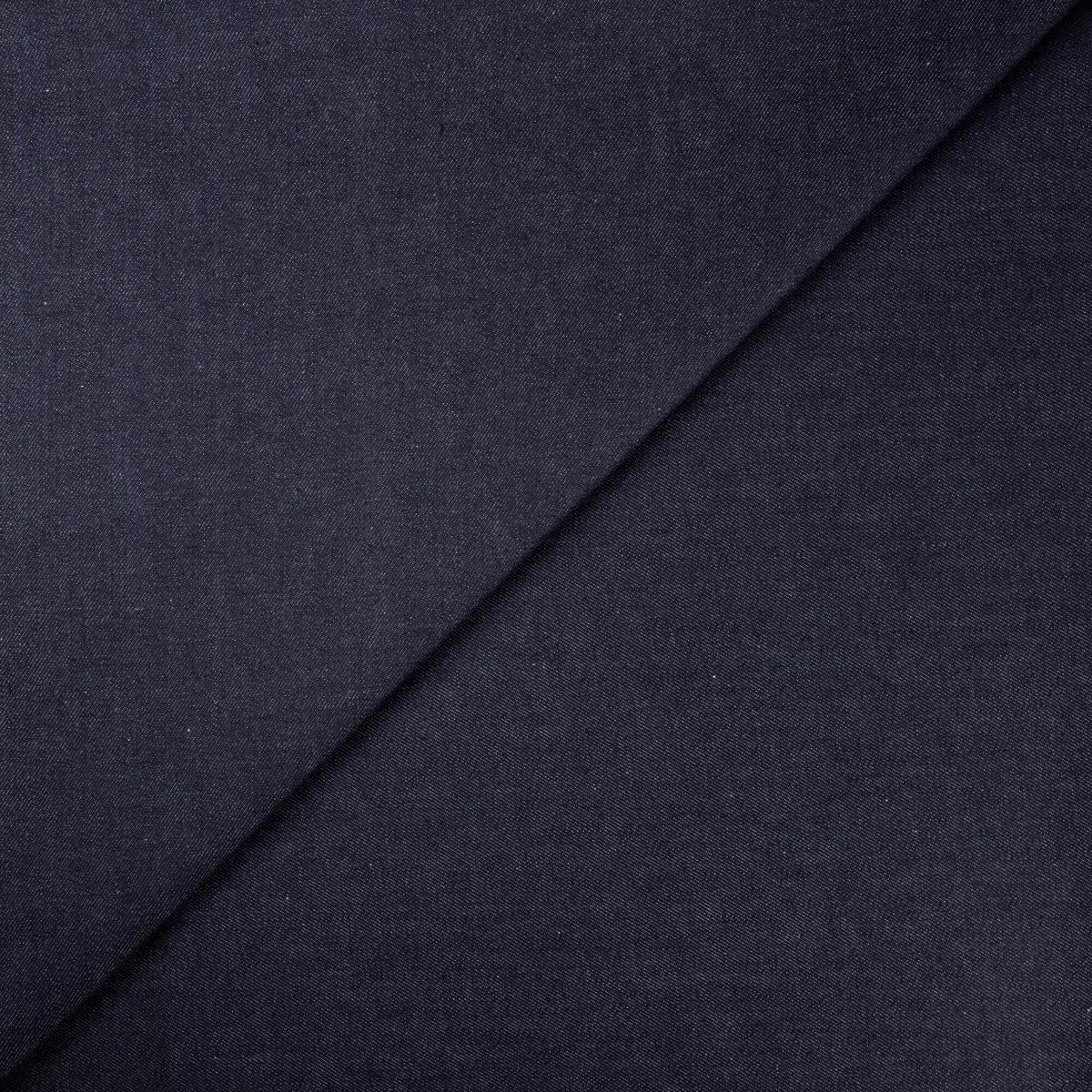 Toile denim japonaise coton & élasthanne - Bleu