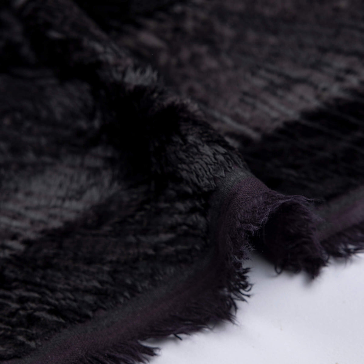 Fausse fourrure coton & viscose - Noir