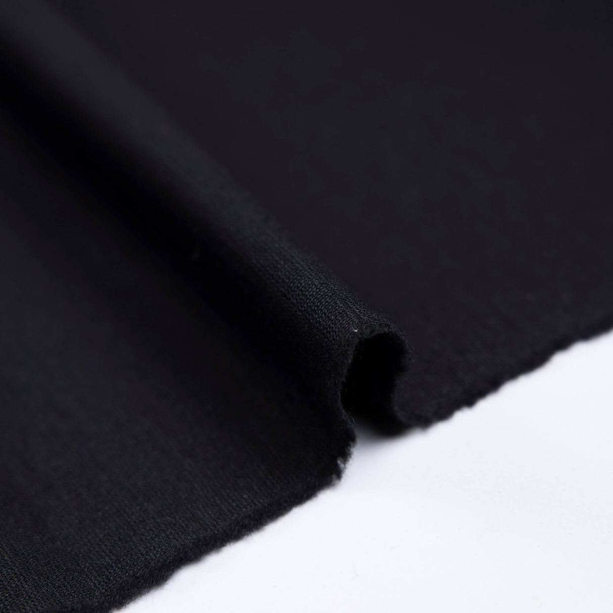 Maille milano laine & élasthanne – Noir