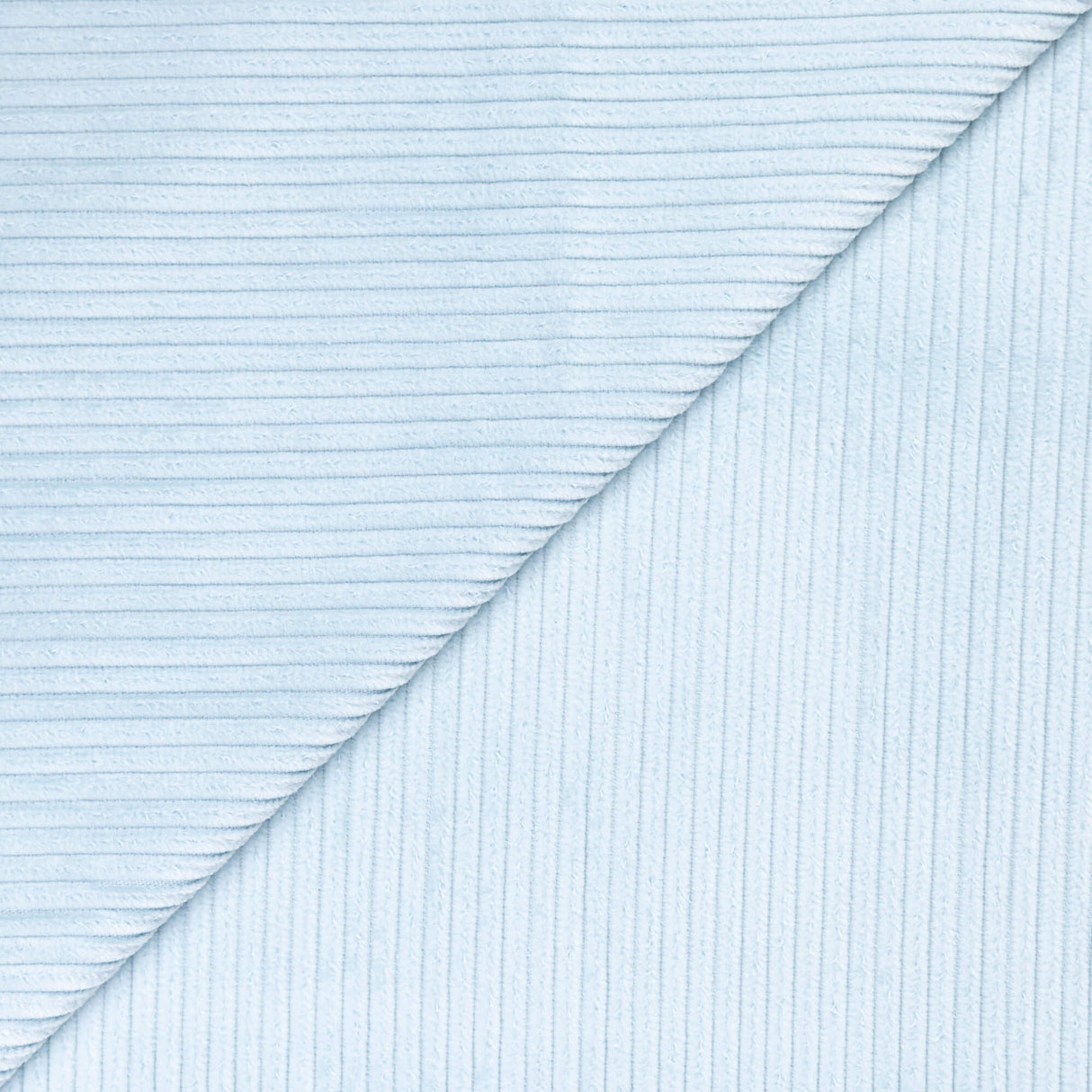 Velours cotele jumbo 100% coton - Vert d'eau