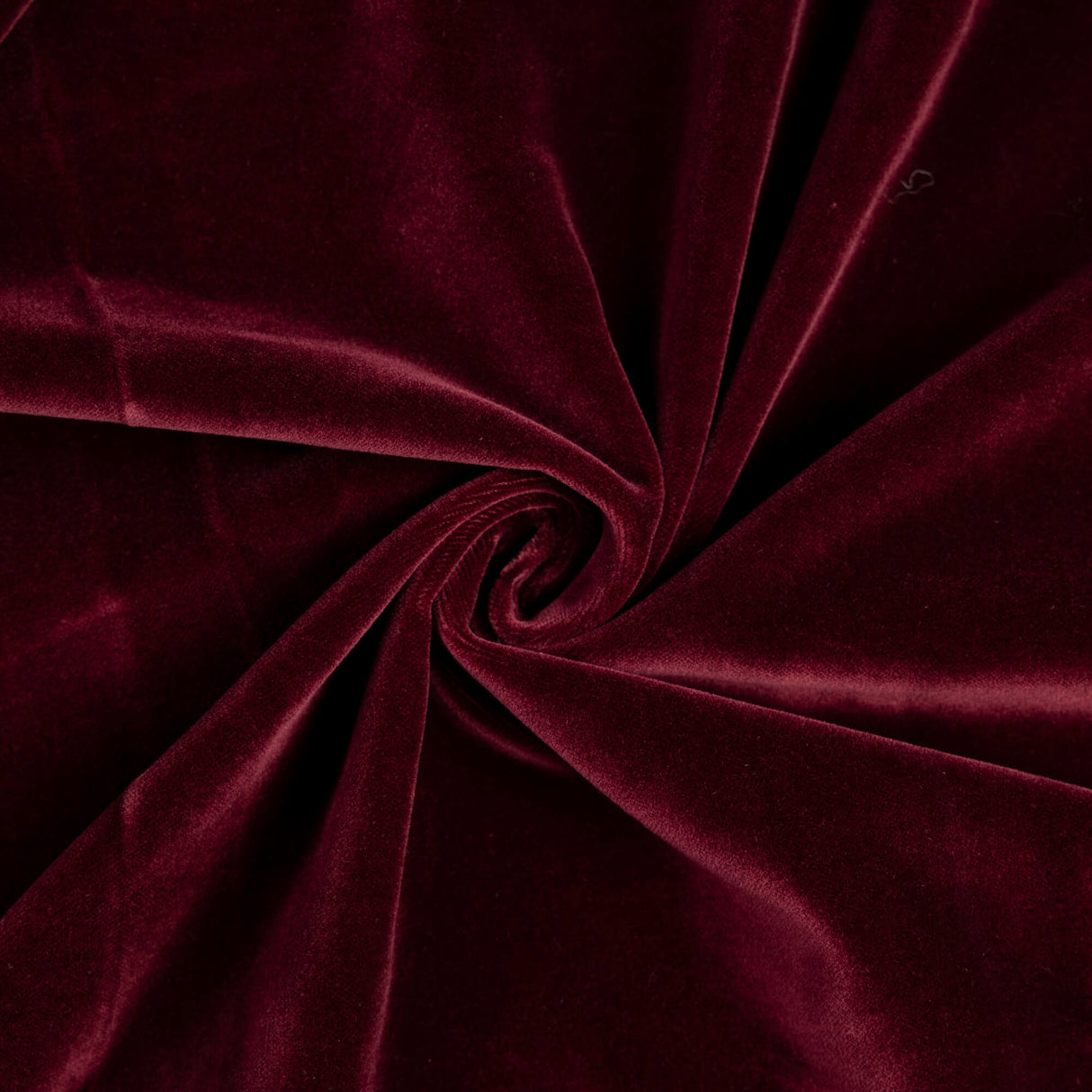 Velours lisse 100% coton – Bordeaux