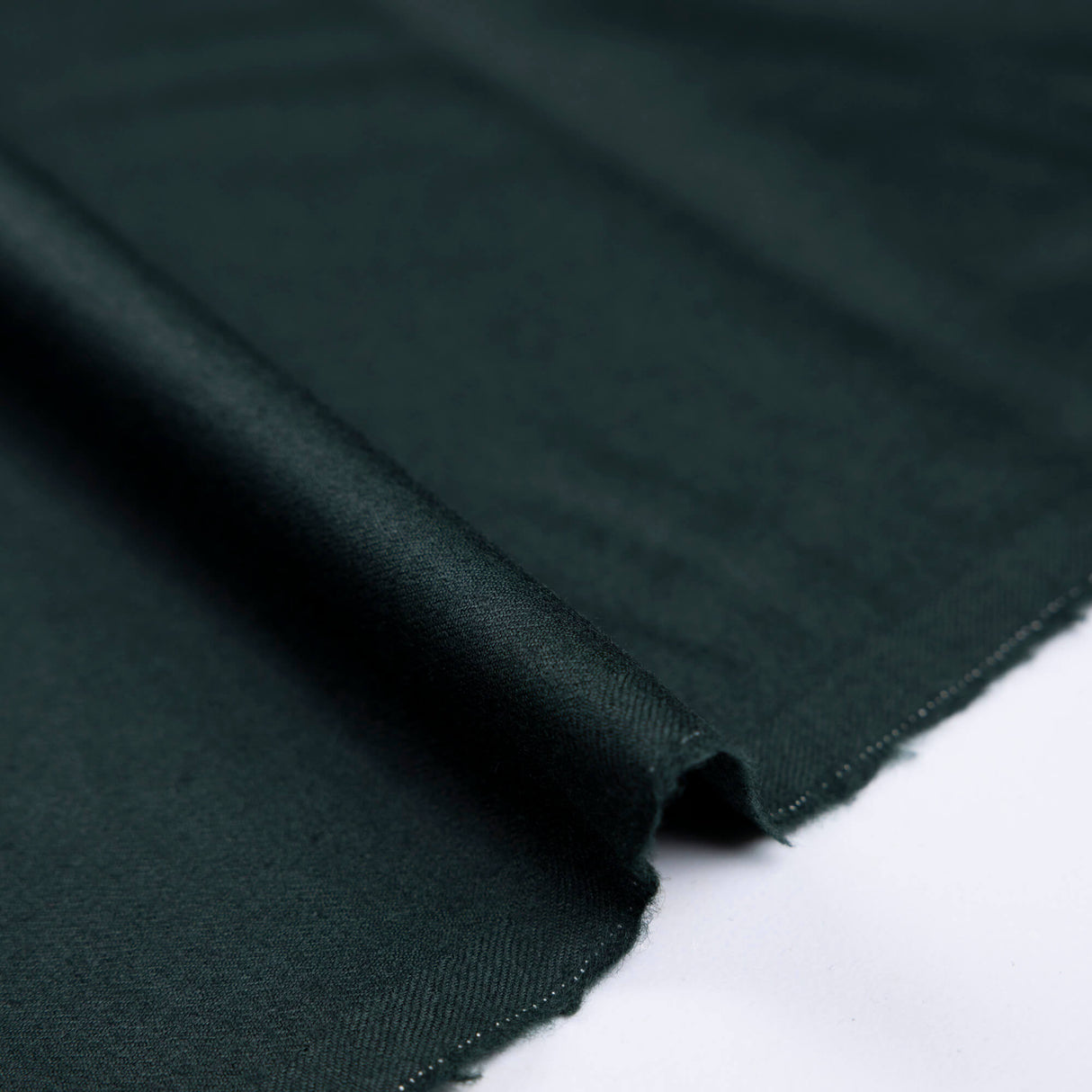 Flanelle 100% laine – Vert forêt